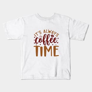 Funny Gift for Coffee Lovers Kids T-Shirt